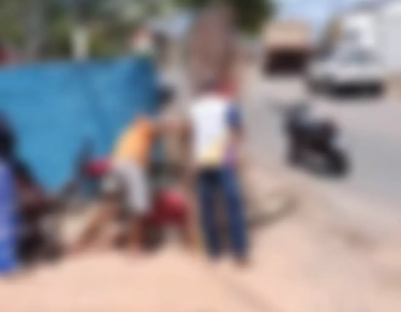 Acidente com motocicleta deixa duas pessoas feridas