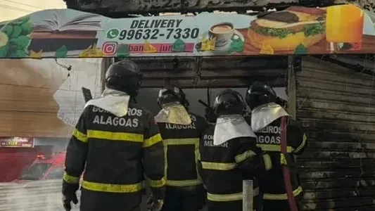 incêndio na tradicional Banca Júnior