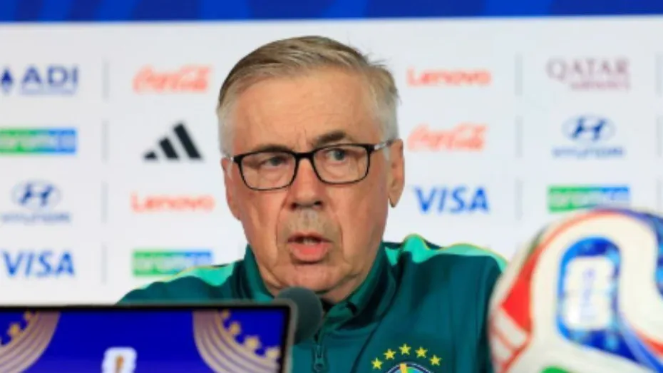 Ancelotti admite Neymar e Vini Jr. juntos contra Noruega