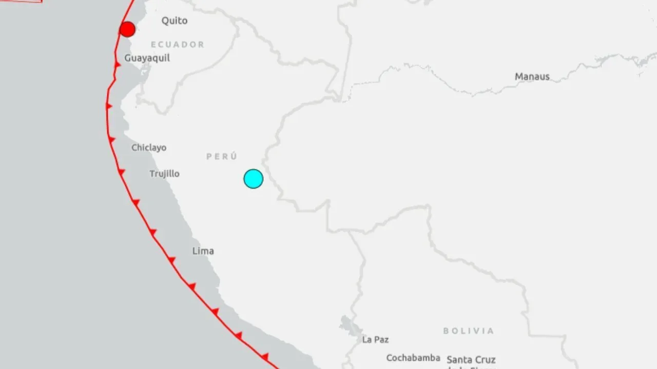 Tremor ocorreu às 19h58, no horário local, e teve epicentro a 42 quilômetros a nordeste de Pucallpa