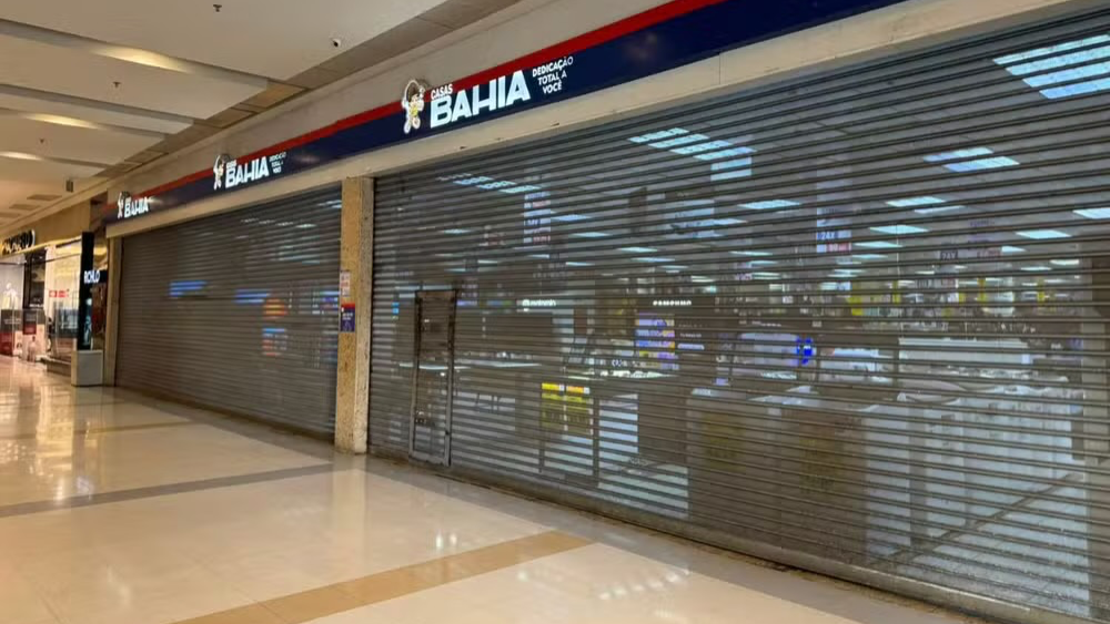 Loja das Casas Bahia em shopping de São José dos Campos é fechada