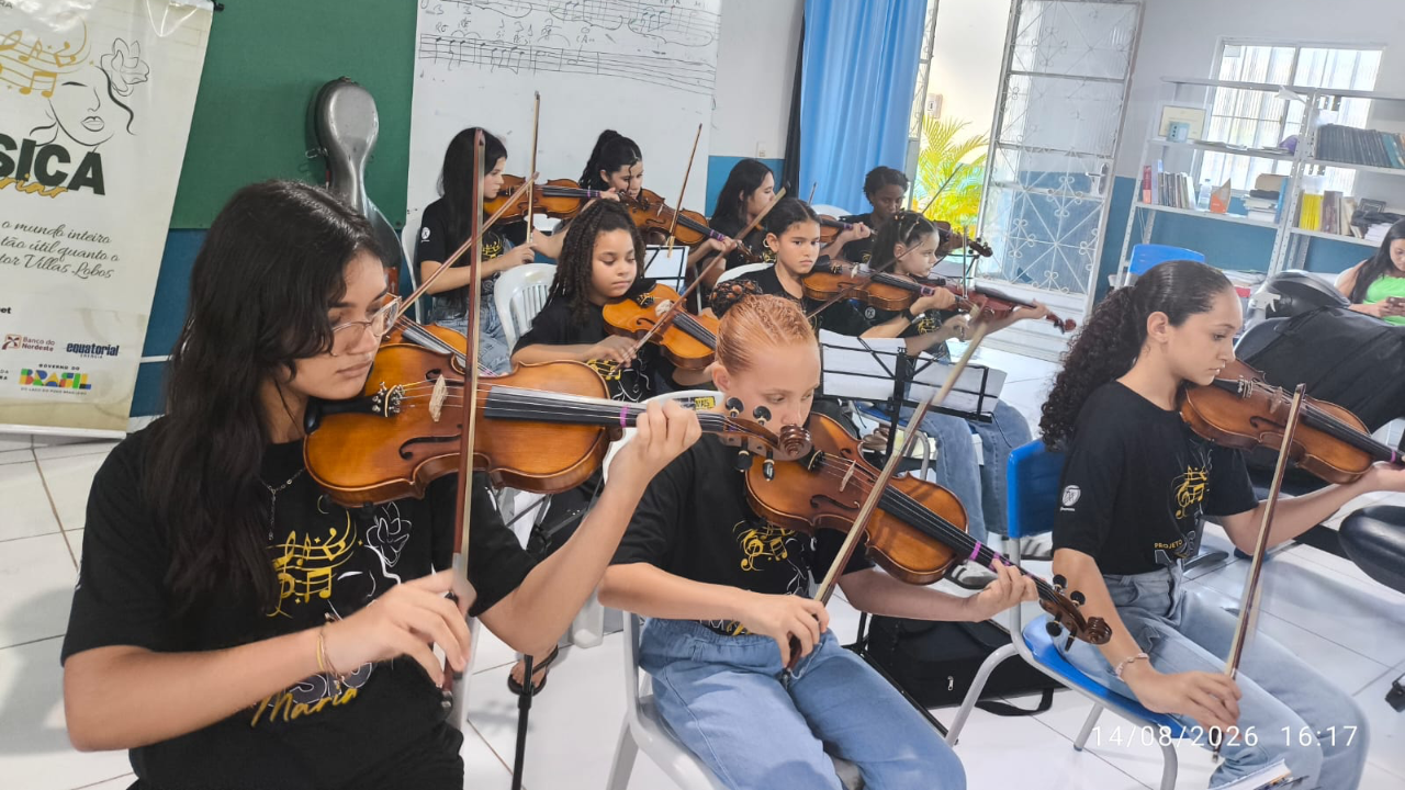 Orquestra Sinfônica Mariar estreia em Taquarana com concerto pelos 64 anos do município