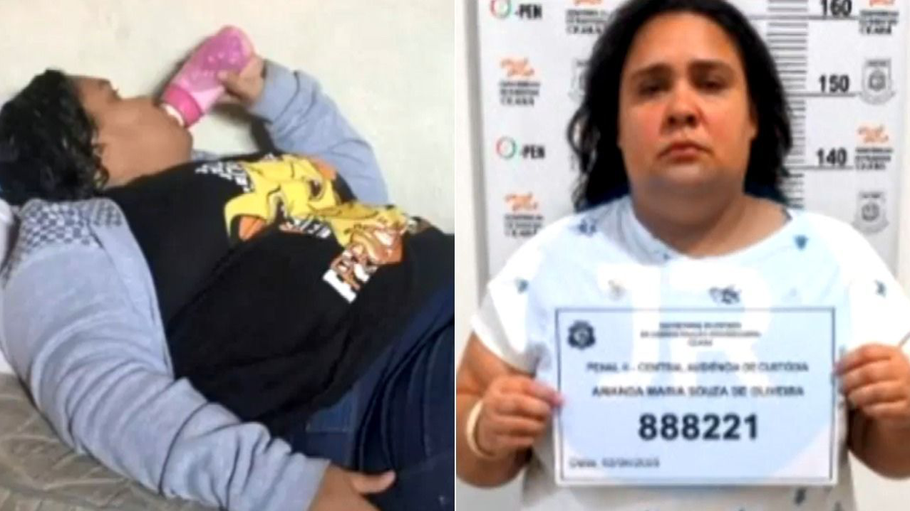 Mulher presa após se passar por criança para enganar vítimas | Reprodução/Polícia Civil SC Mulher presa após se passar por criança para enganar vítimas | Reprodução/Polícia Civil SC